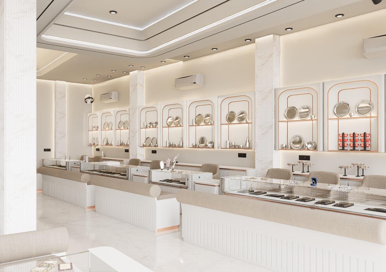 Mannat Gold silver display section